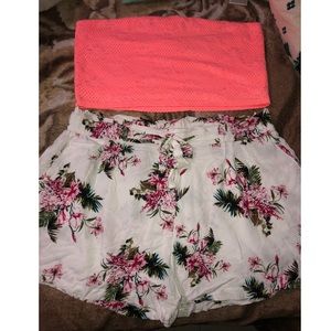 Forever 21+ Perforated Cropped Tube Top